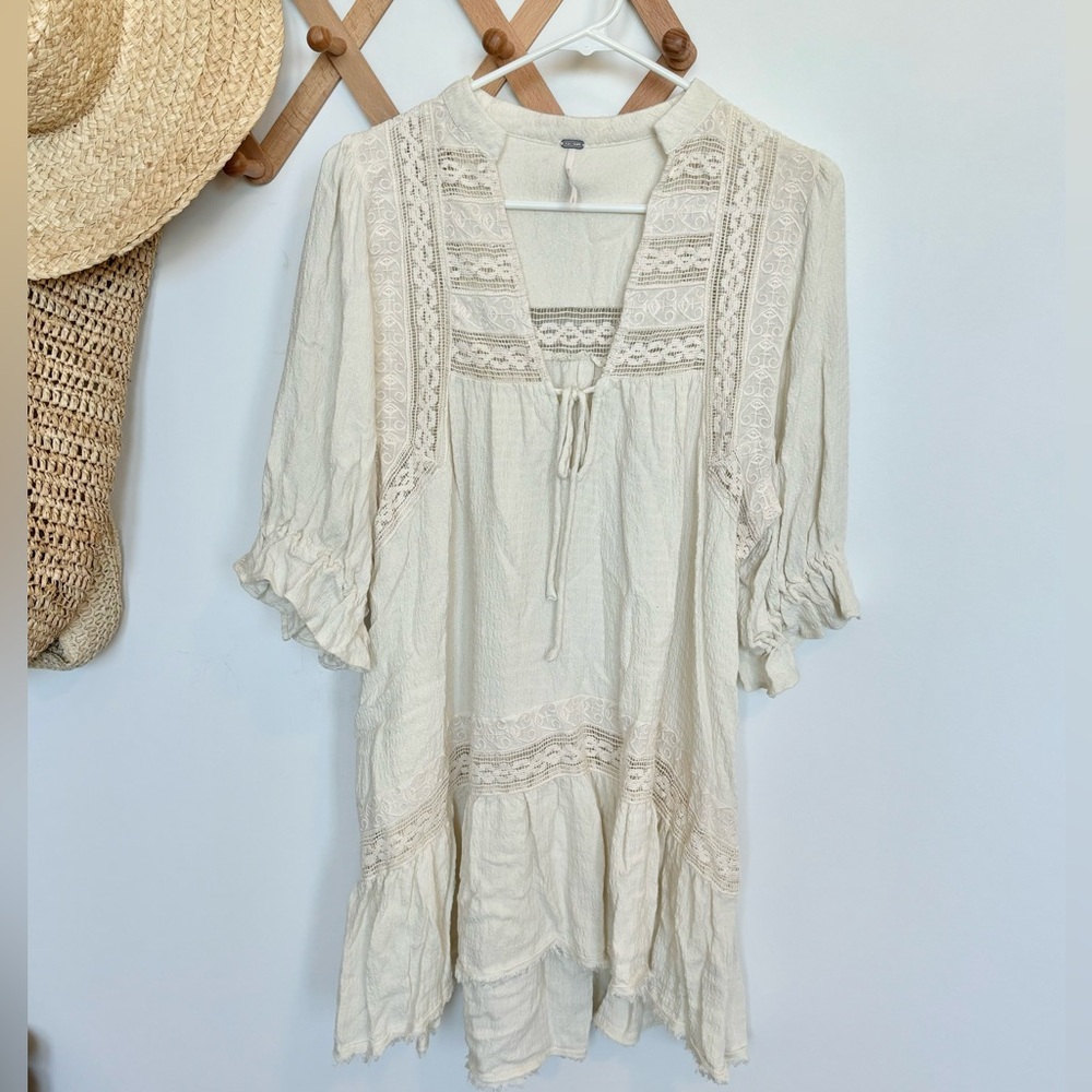 Embroidered Free People Dress